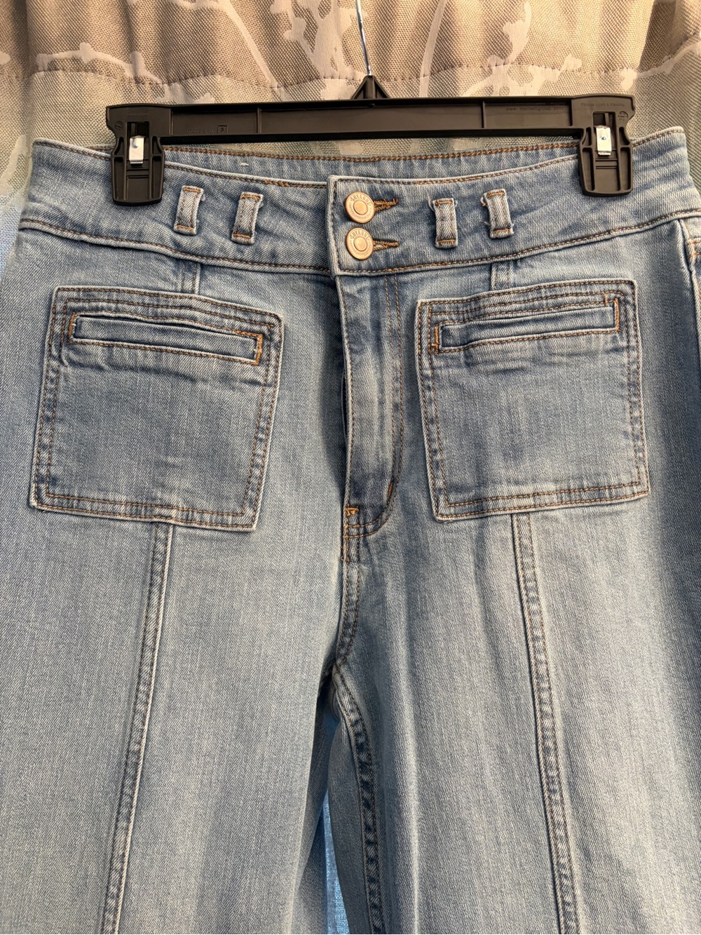 Shyanne Light Blue High-Rise Flare Jeans - Picture 2 of 6